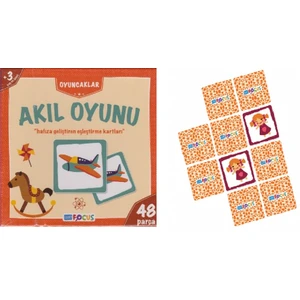 Blue Focus Akıl Oyunu 48 Parça Oyuncaklar Hafıza Geliştirici