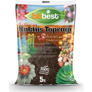 Kaktüs Toprağı Yüksek Drenajlı Özel Karışım Solucan Gübresi ve Leonardit Katkılı 5 L