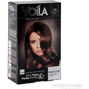 Nano Diamond Krem Saç Boyası Karamel Bakır 7,84