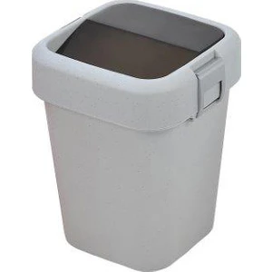 8 Lt. Hassas Kapak Çöp Kovası (Gri)