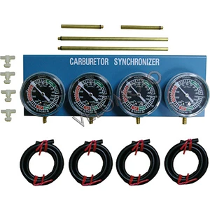 MotoMaster Universal Karbüratör Senkron Saati 4 Lü