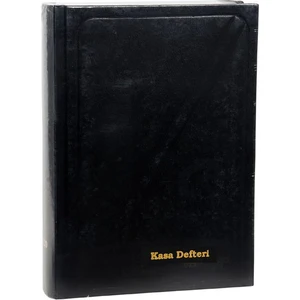 Kasa Defteri 17X24 320 Yaprak Siyah
