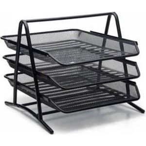 Mas 523 Perfore Evrak Rafı 3'Lü Siyah