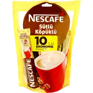 3 Ü 1 Arada Sütlü Köpüklü 10'Lu Ekonomik Paket