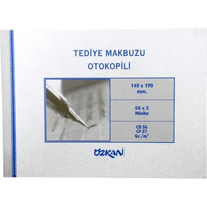 Tediye Makbuzu Otokopili 2Nüsha