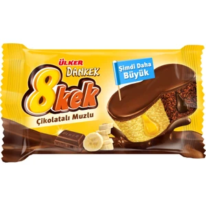 Dankek 8Kek Çikolatalı Muzlu 55 gr 24 Adet
