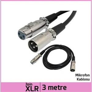 Ti-Mesh Xlr 3 Pin Mikrofon Ses Uzatma Kablosu - 3M