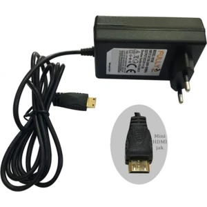 12V 2A Adaptör Mini HDMI Jak Fişli