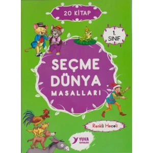 Yuva 1. Sınıf Seçme Dünya Masalları 20 Kitap Düz Yazılı