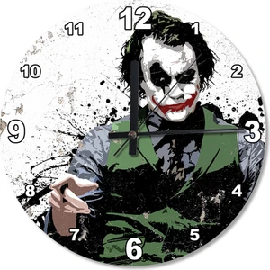 Joker Ahşap Duvar Saati