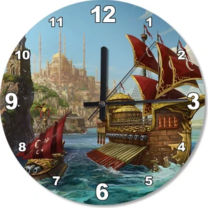Osmanlı Donanması Şekilli Duvar Saati