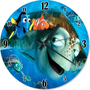 Kayıp Balık Nemo Çocuk Odası Duvar Saati