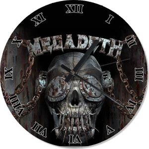 Megadeth Özel Tasarım Duvar Saati