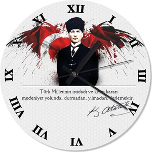 Musatafa Kemal Atatürk Tasarım Duvar Saati