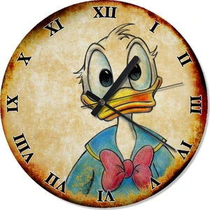 Retro Donald Duck Analog Duvar Saati