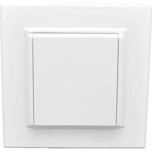 Karea Kapaklı Topraklı Priz (Beyaz)