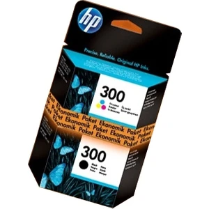 Hp 300 İkili Ekonomik Paket  Kartuş Cc640E / Cc643E