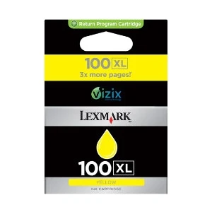 14N1071E 100Xl Yüksek Kapasiteli Sarı Mürekkep Kartuş (Folyolu)