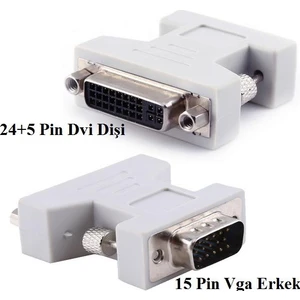 4869 Vga Dvi 24+5 Çevirici Dönüştürücü Adaptör