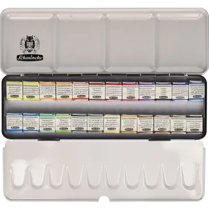 Horadam Aquarell 24 Renk Metal Kutulu Tablet Suluboya