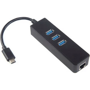 Krd Cable USB 3.1 Type C to USB 3.0 Hub 1gb Ethernet Network RJ45 Windows Mac Linux Uyumlu