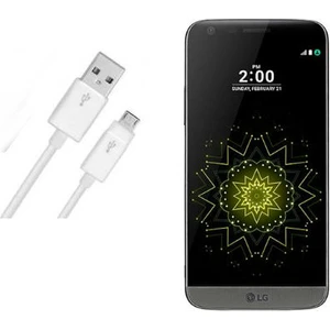 LG G5 Şarj Data Kablosu Beyaz