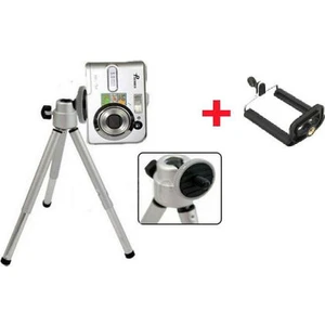 Mini Teleskopik Tripod + Telefon Başlığı Hediyeli