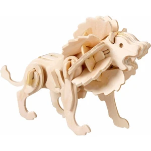 3D Ahşap Puzzle - Aslan Kral