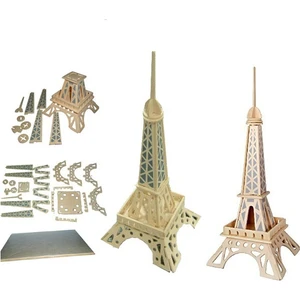 3D Ahşap Puzzle - Eyfel Kulesi