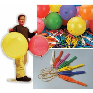 Lastikli Punc Balon - 50 Adet