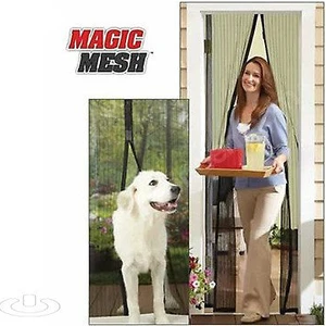 Mıknatıslı Kapı Sinekliği Magic Mesh - Kahverengi