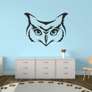 Hepsi Duvar Tribal Owl Head Duvar Sticker