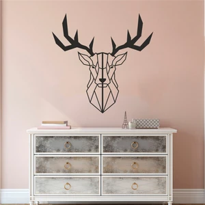 Hepsi Duvar Minimalist Deer Head Duvar Sticker