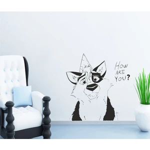 Hepsi Duvar Cute Dog Duvar Sticker