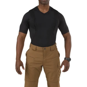 Holster V-Neck Siyah İçlik