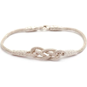 Sümer Telkari Sonsuz Aşk Kazaziye El Sarması Gümüş Bileklik 193