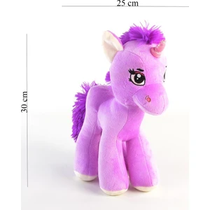 Can-Em Oyuncak Peluş 30 Cm Renkli Ayakta Sevimli At