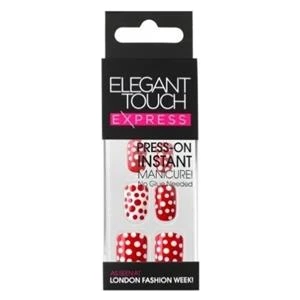 Elegant Touch Polıshed Naıls Desenli Kırmızı
