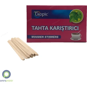 Ahşap Tahta Karıştırıcı 11 Cm 750'Li 5 Paket