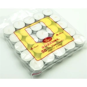 Tealight Mum 4 Saat Yanma Garantili Beyaz 50'Li