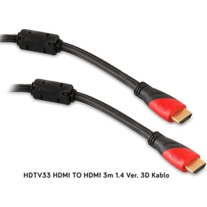 Hdtv33 Hdmı To Hdmı 3M 1.4 Ver. 3D Kablo