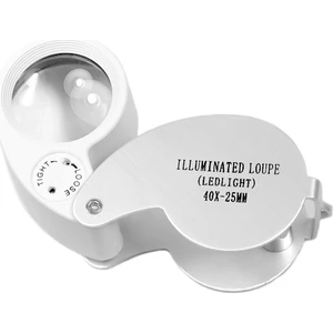Led Işıklı Büyüteç 40x25