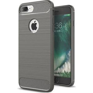 MicrocaseApple iPhone 7 Plus Brushed Carbon Fiber Silikon TPU Kılıf