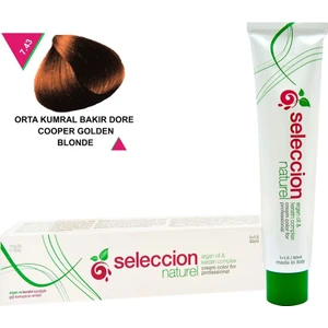 Seleccıon Naturel Color 60Ml 7.43 Orta Kumral Bakır Dore