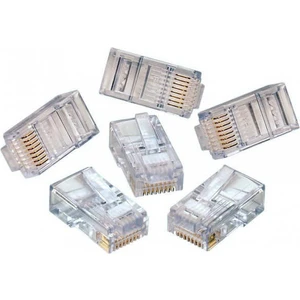 Cat 6 Uç 100 Adet Cat 6 Rj45 Uç Başlık Jak Konnektör