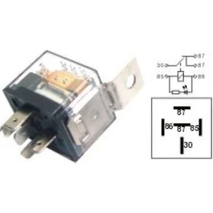 ROLE ŞEFFAF LEDLI 12V 5 PIN CIFT VR4520