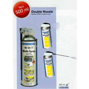 W 44 T Multi Sprey - 500 ml Çift Püskürtme Seçeneği