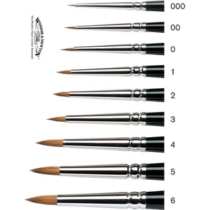 Winsor  Newton Seri 7 Tezhip Fırçası No: 2/0