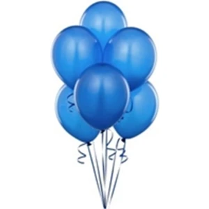 Sihirli Parti Metalik Balon Mavi (20 Adet)
