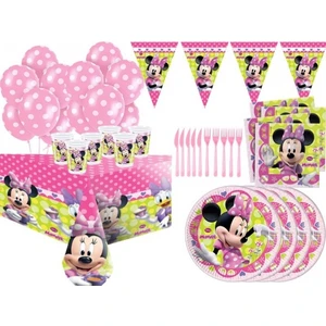 Sihirli Parti Minnie Mouse Süper Parti Seti 24 Kişilik